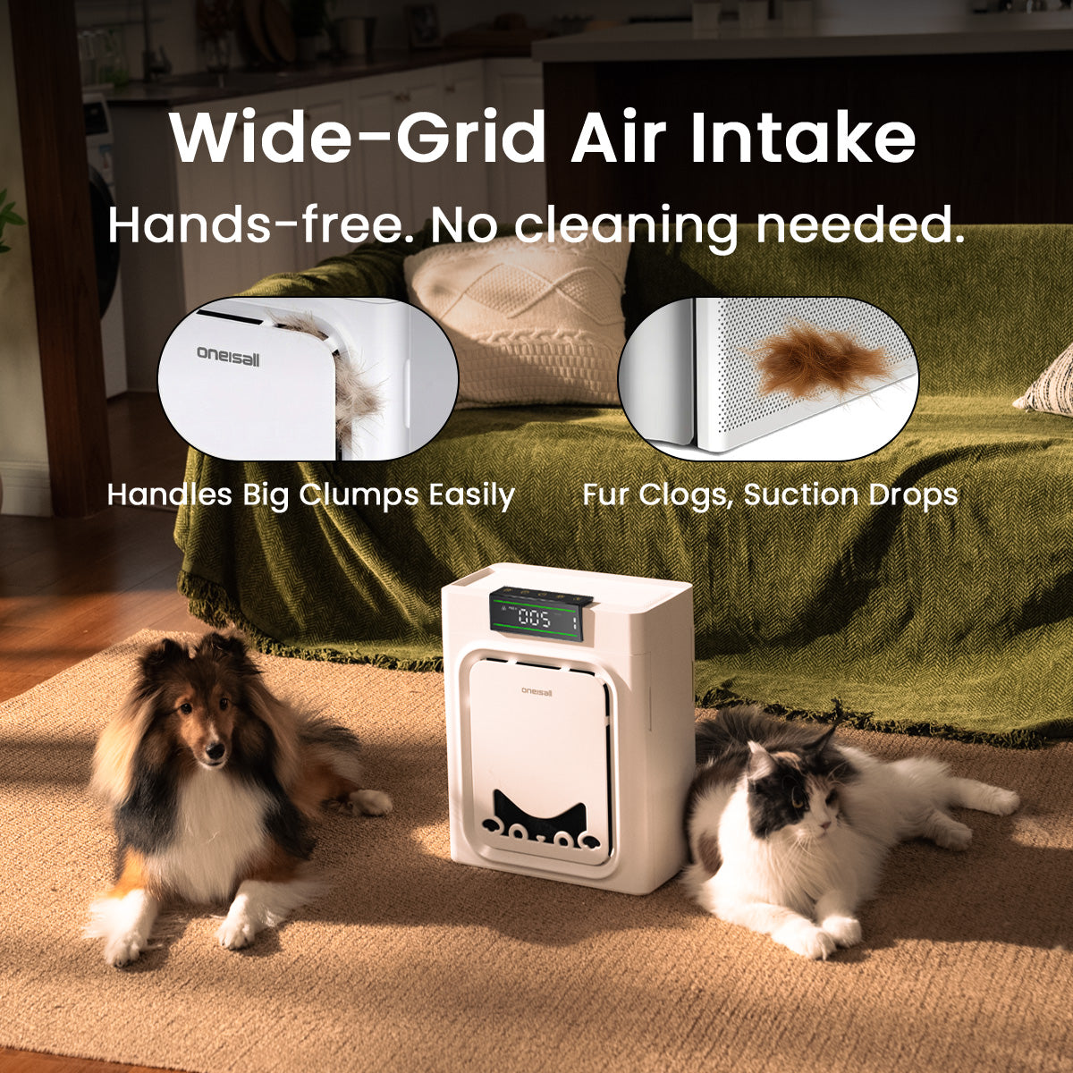 Oneisall Cozy C1 8-in-1 Pet Grooming Vacuum - Dryer Kit