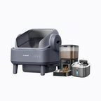 Automatic Cat Litter Box, Feeder - Water Fountain Set