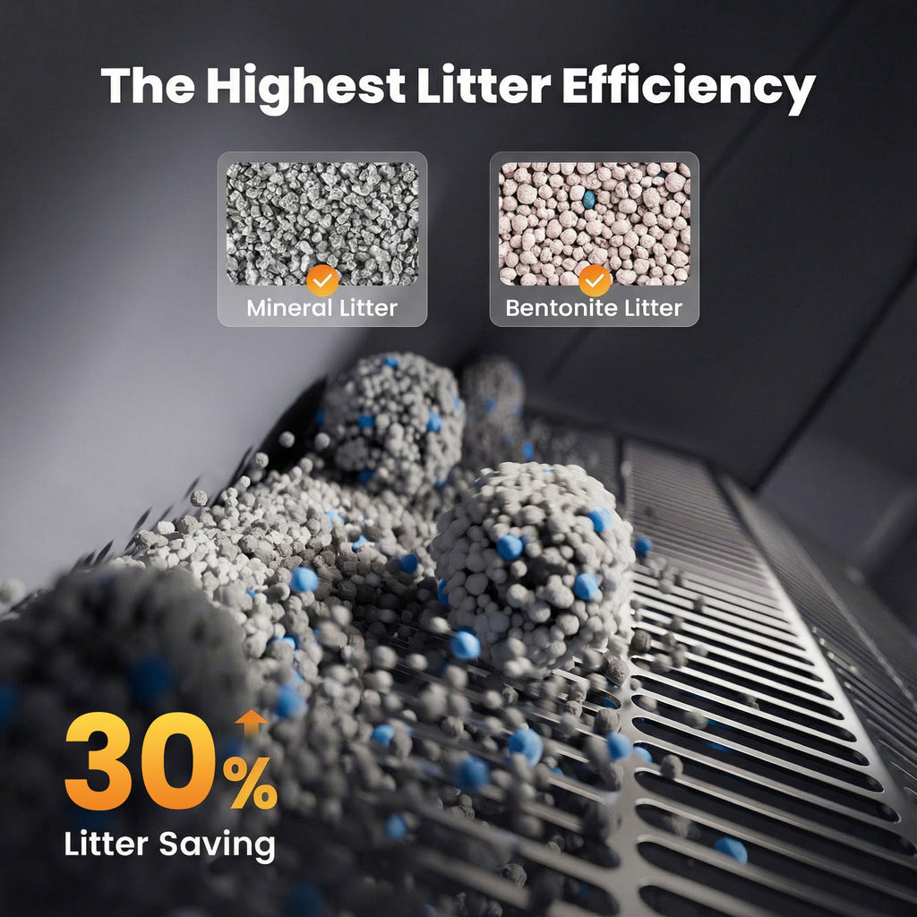 Automatic Cat Litter Box, Feeder - Water Fountain Set