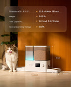 2-in-1 Automatic Cat Feeder and Water Dispenser