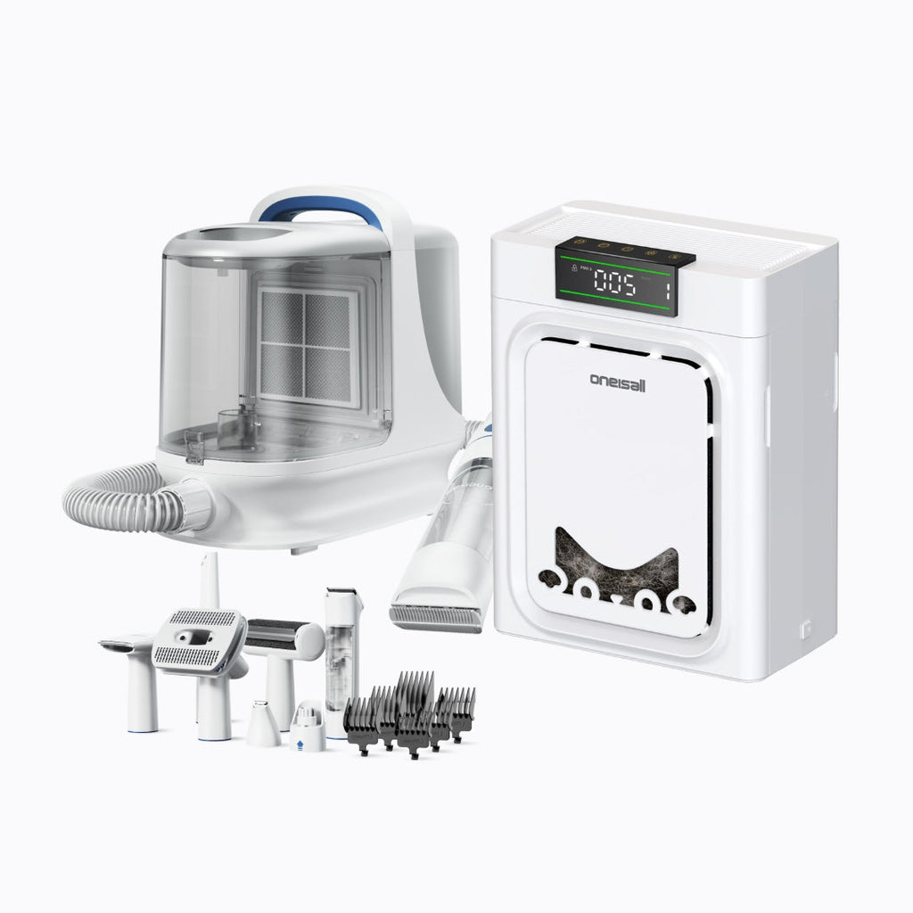 Oneisall BM3 13000Pa Super Strong Suction Dog Grooming Vacuum Kit