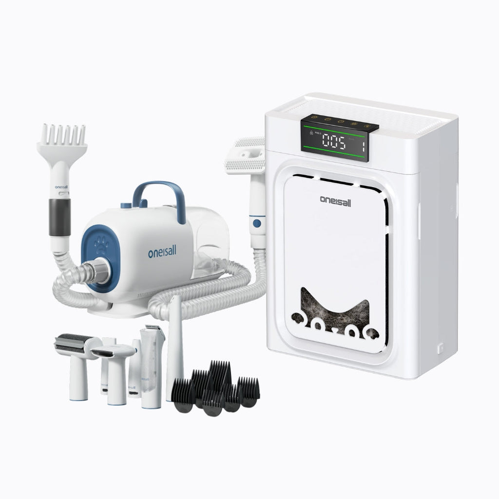 Oneisall Cozy C1 8-in-1 Pet Grooming Vacuum - Dryer Kit