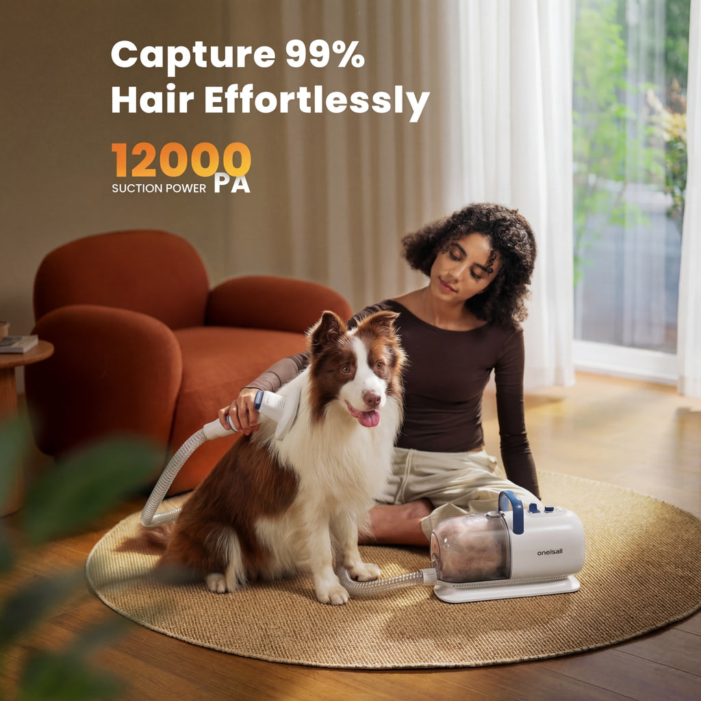 Oneisall Cozy C1 8-in-1 Pet Grooming Vacuum - Dryer Kit