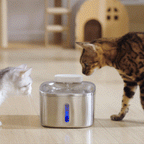 3.5L Cordless Pet Water Fountain – Black - White Couple Set