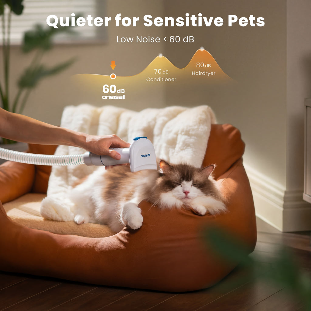 Oneisall Cozy C1 8-in-1 Pet Grooming Vacuum - Dryer Kit
