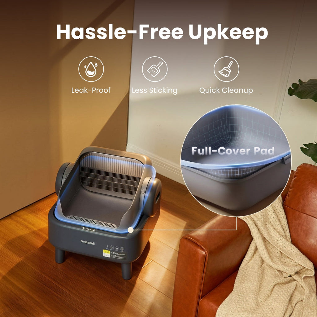 Automatic Cat Litter Box, Feeder - Water Fountain Set