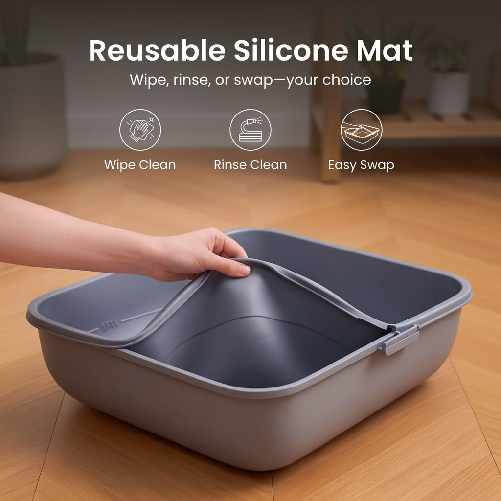 Automatic Cat Litter Box, Feeder - Water Fountain Set