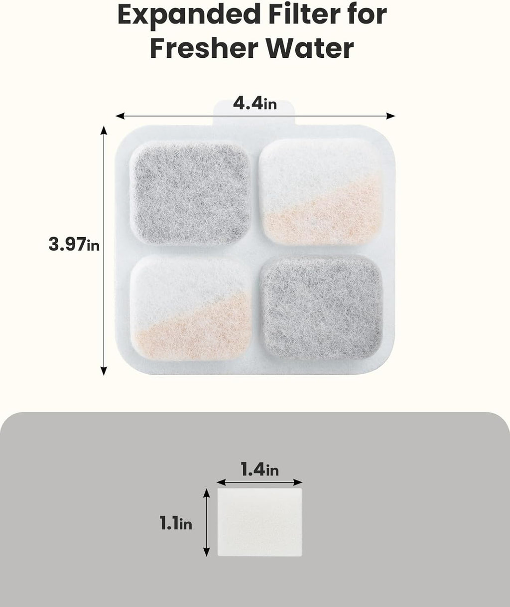 10L Pet Water Fountain Carbon Filters Replacement