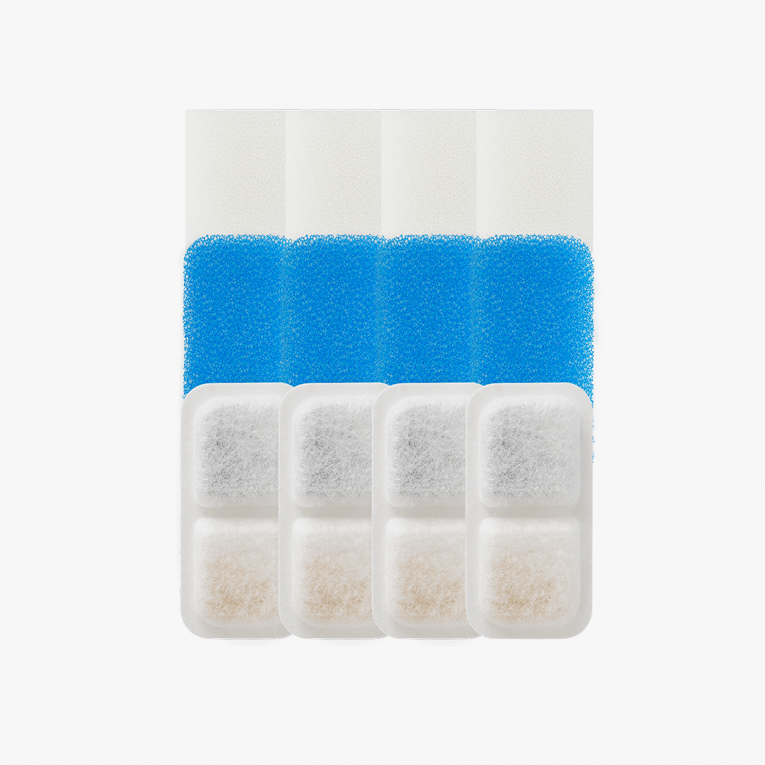 Oneisall 2L Cat Water Fountain 4PCS Carbon Filters Replacement