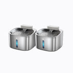 Oneisall 2L Cat Water Fountain - 7L Pet Water Fountain Set