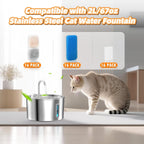 2L Cat Water Fountain Carbon Filters Replacement