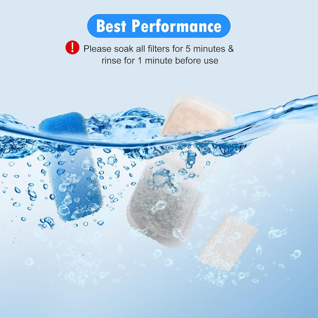 2L Cat Water Fountain Carbon Filters Replacement