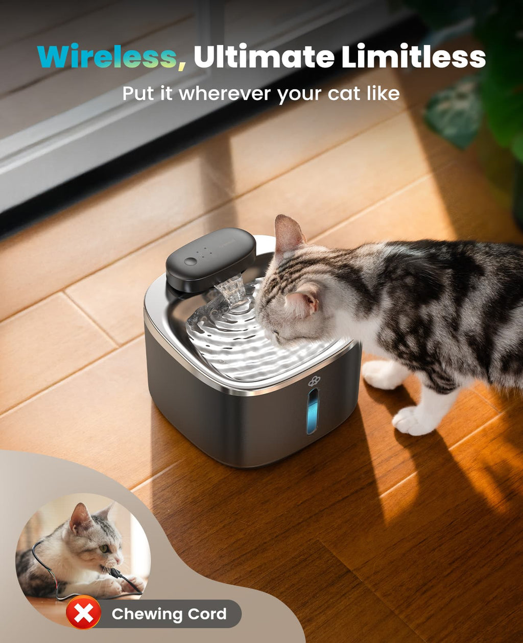 Automatic Cat Litter Box, Feeder - Water Fountain Set