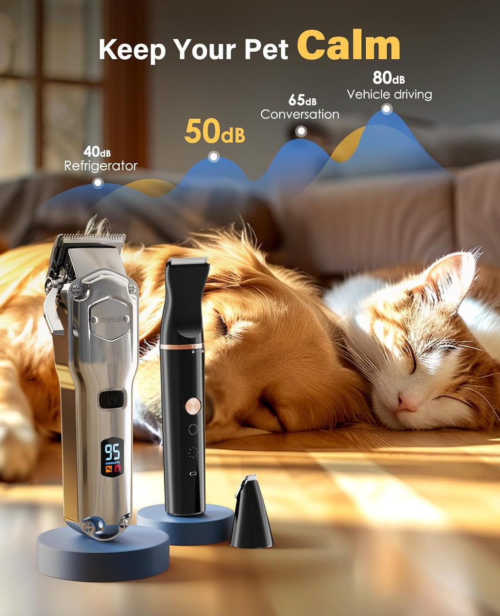 RFC-676 Dog Clipper for Thick Coats