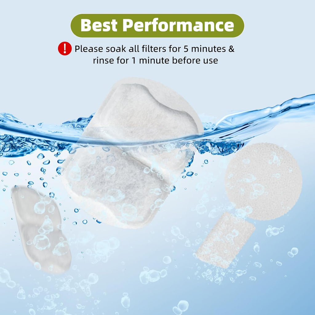 7L Pet Water Fountain Carbon Filters Replacement