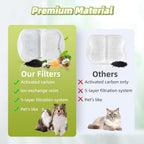 7L Pet Water Fountain Carbon Filters Replacement