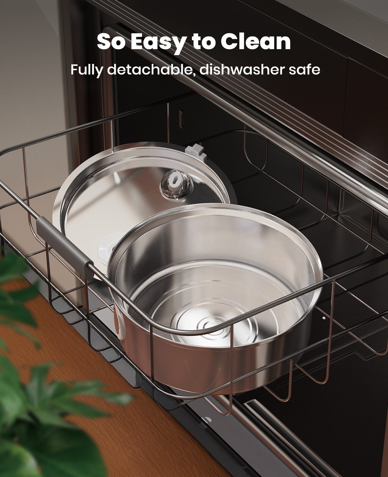 7L Pet Water Fountain with Visual Water Level
