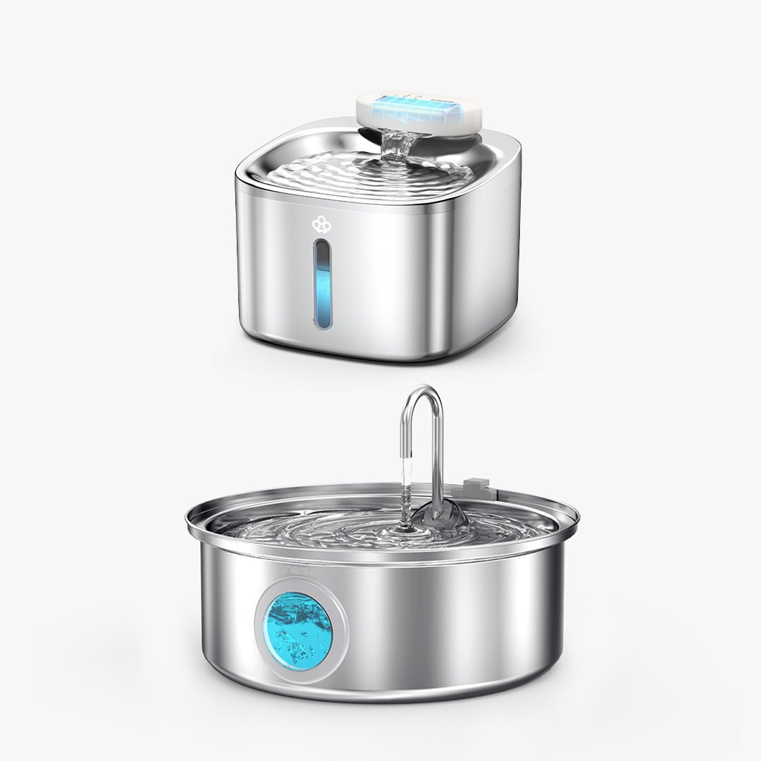 7L Pet Water Fountain with Visual Water Level