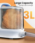Oneisall BM3 3L Dog Grooming Vacuum Kit - 7L Dog Water Fountain Set