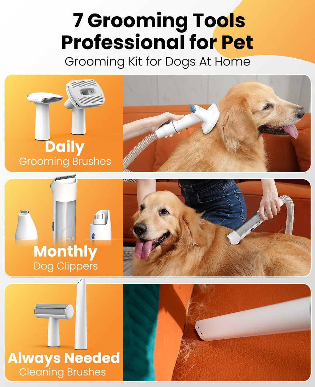 Oneisall Hair - Odor Control Set for Homes with Pets