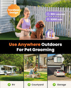 Oneisall Comfy C1 Cordless Pet Grooming Vacuum Kit