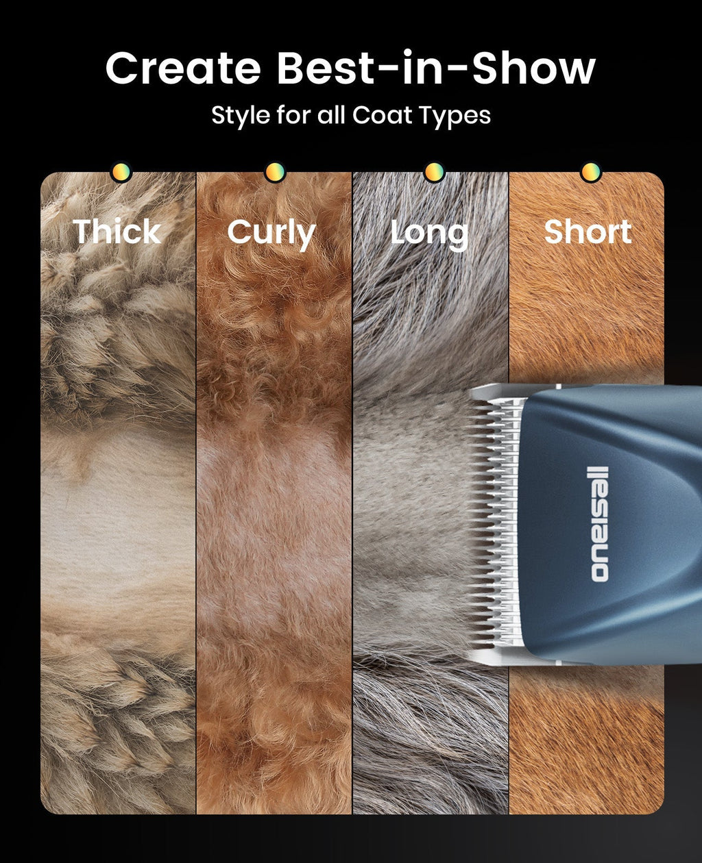 Cordless Professional Dog Grooming Clippers Upgrade