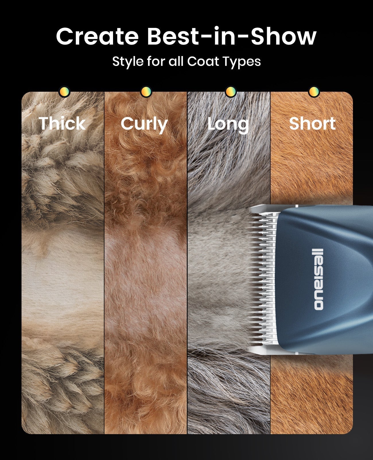 Cordless Professional Dog Grooming Clippers Upgrade