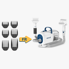 Oneisall Cozy C1 /BM1Pet Grooming Vacuum - Dryer 6Pcs Attachment Guide Comb Guards  Replacement