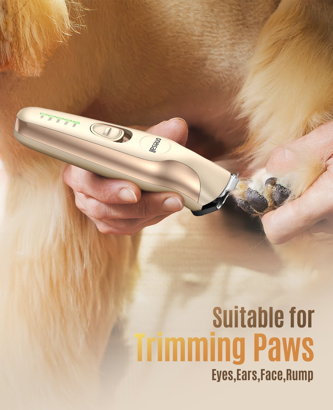 DTJ-002 2 in 1 Dog Clippers with Narrow Blade