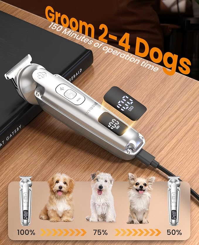 FC09 4-in-1 Dog Clippers - Dog Grooming Kit