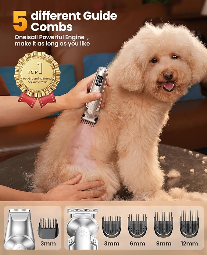 FC09 4-in-1 Dog Clippers - Dog Grooming Kit