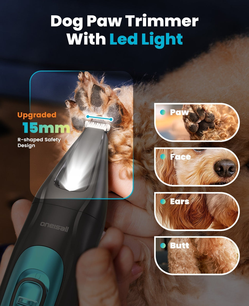 FC10 4-in-1 Cordless Multi-Functional Pet Clippers