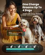 FC10 4-in-1 Cordless Multi-Functional Pet Clippers