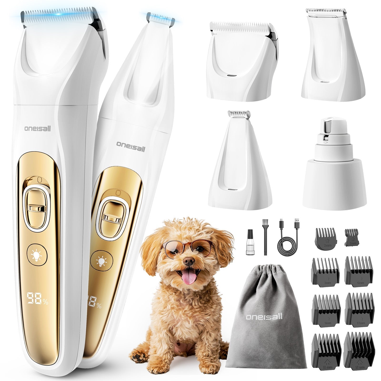 FC10 4-in-1 Cordless Multi-Functional Pet Clippers
