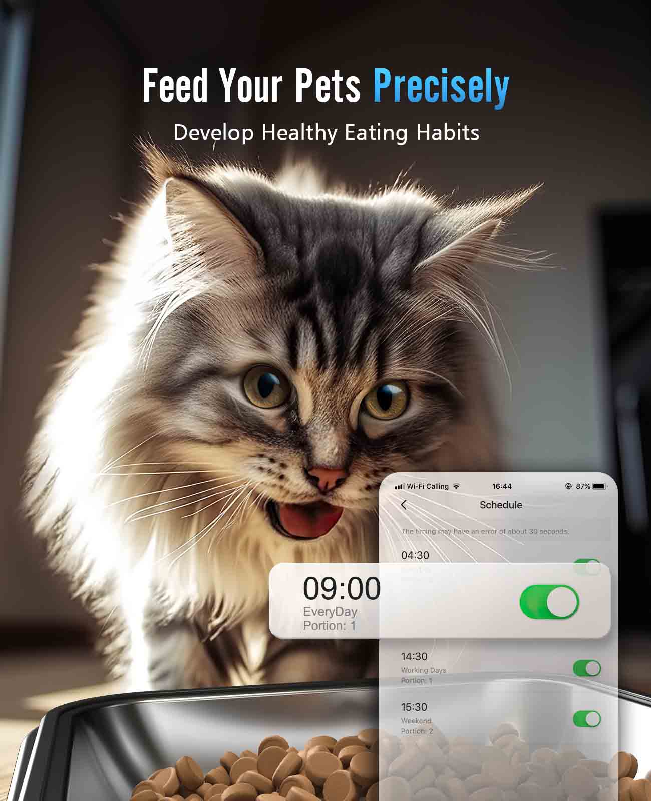 3.5L FreshFill Filterless Cat Water Dispenser with Fresh Water System