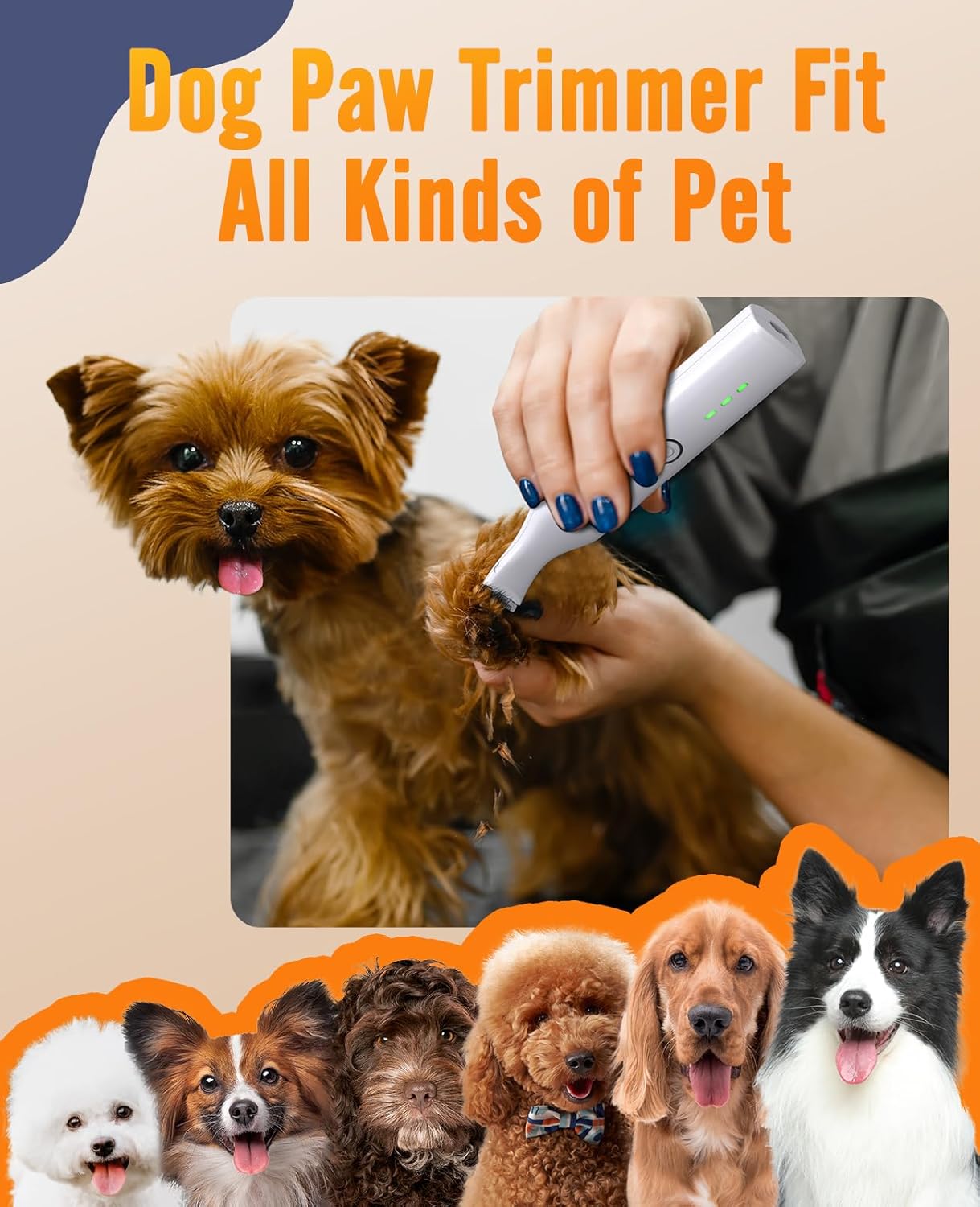 N5 2-in-1 Pet Paw Trimmer