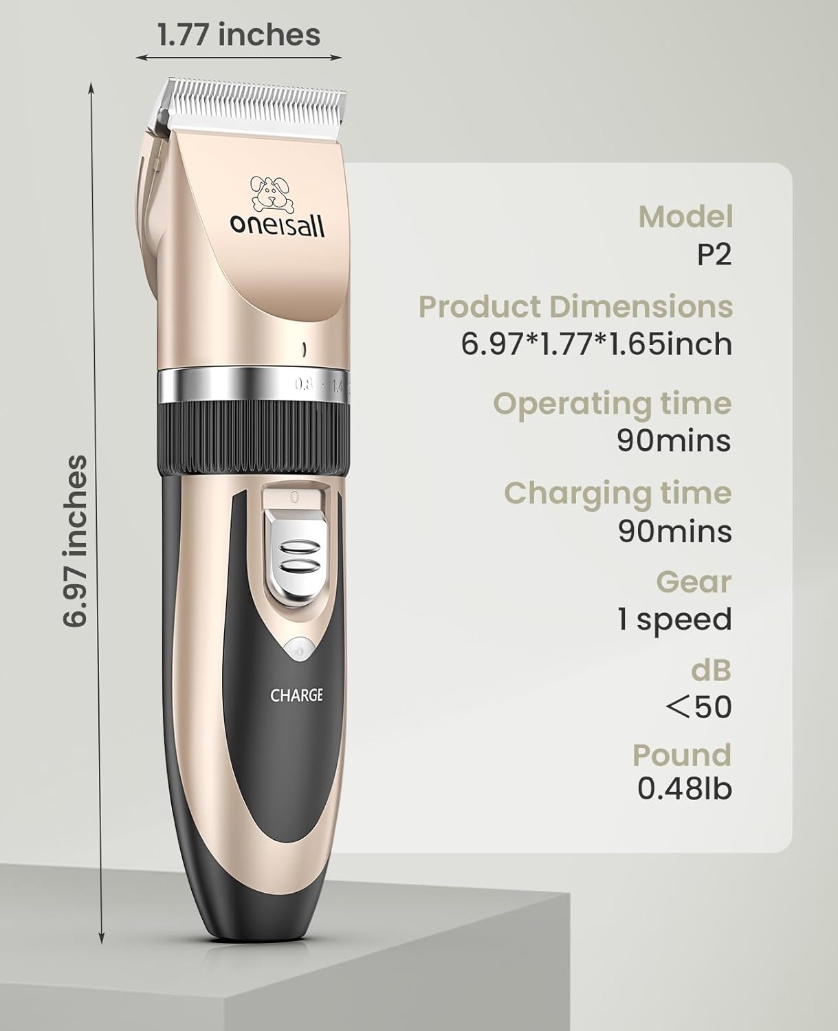 P2 Dog Clipper - Dog Grooming Kit