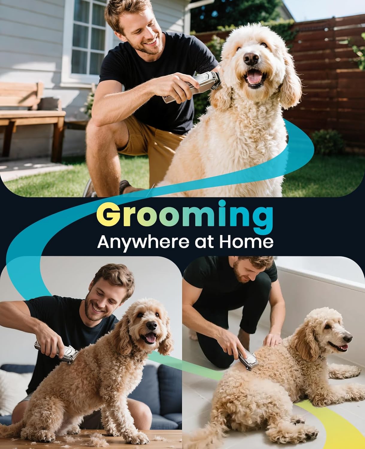 PC18 Dog Clippers for Grooming Thick Hair