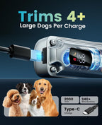 PC18 Dog Clippers for Grooming Thick Hair