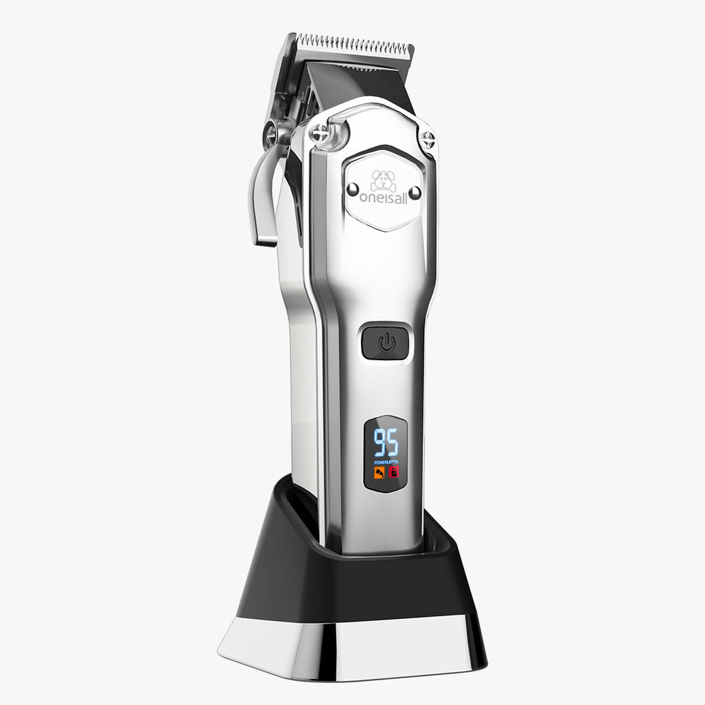 RFC-676 Pro Dog Clippers with Detachable Metal Combs