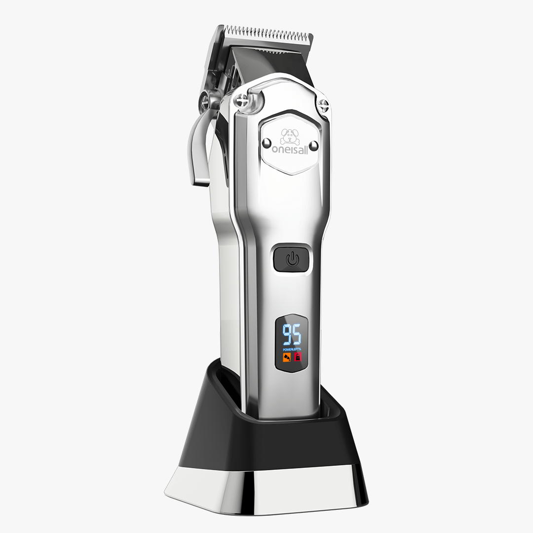 RFC-676 Pro Dog Clippers with Detachable Metal Combs
