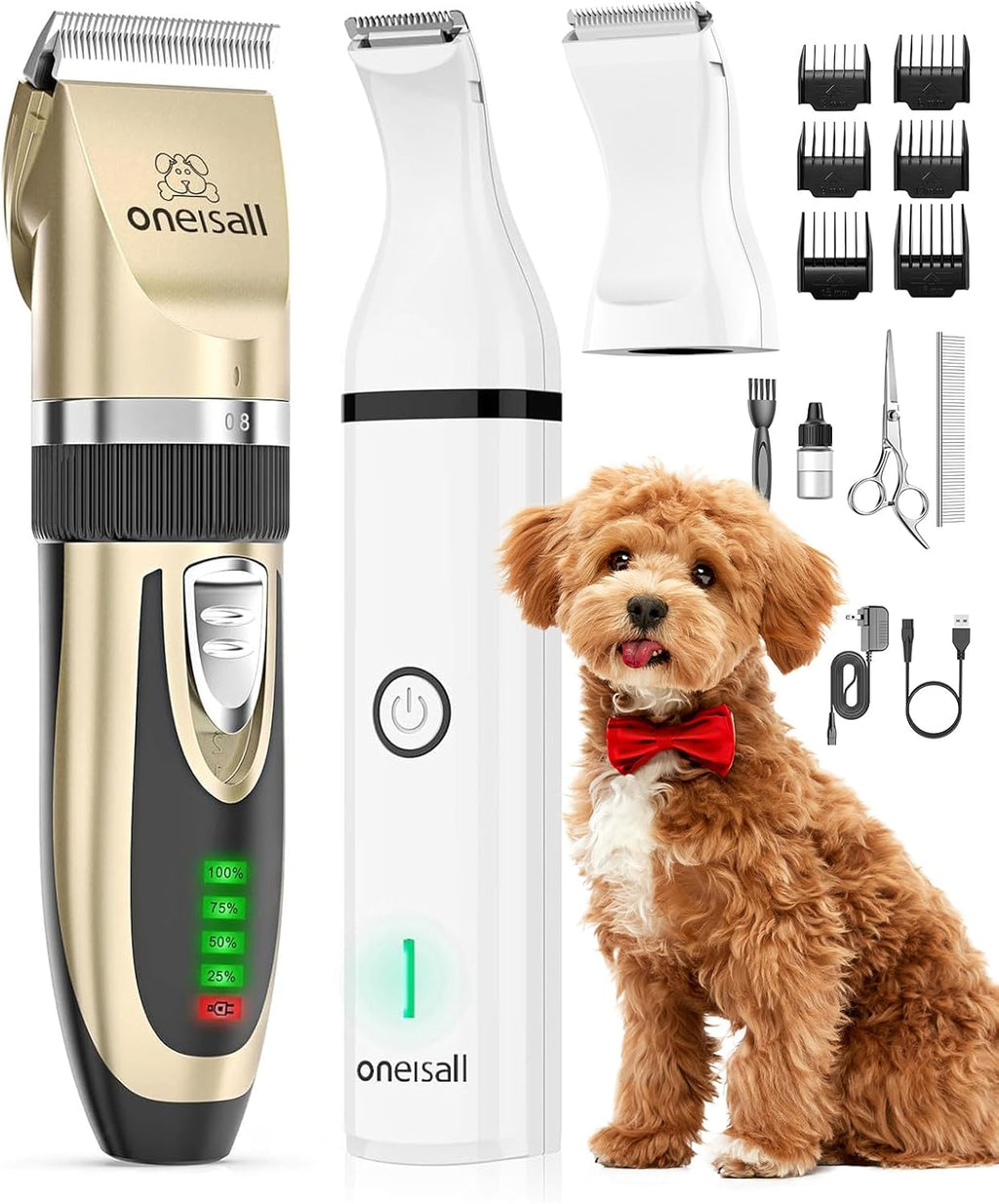 X2-N5 3 in 1 Dog Clippers - Dog Paw Trimmer