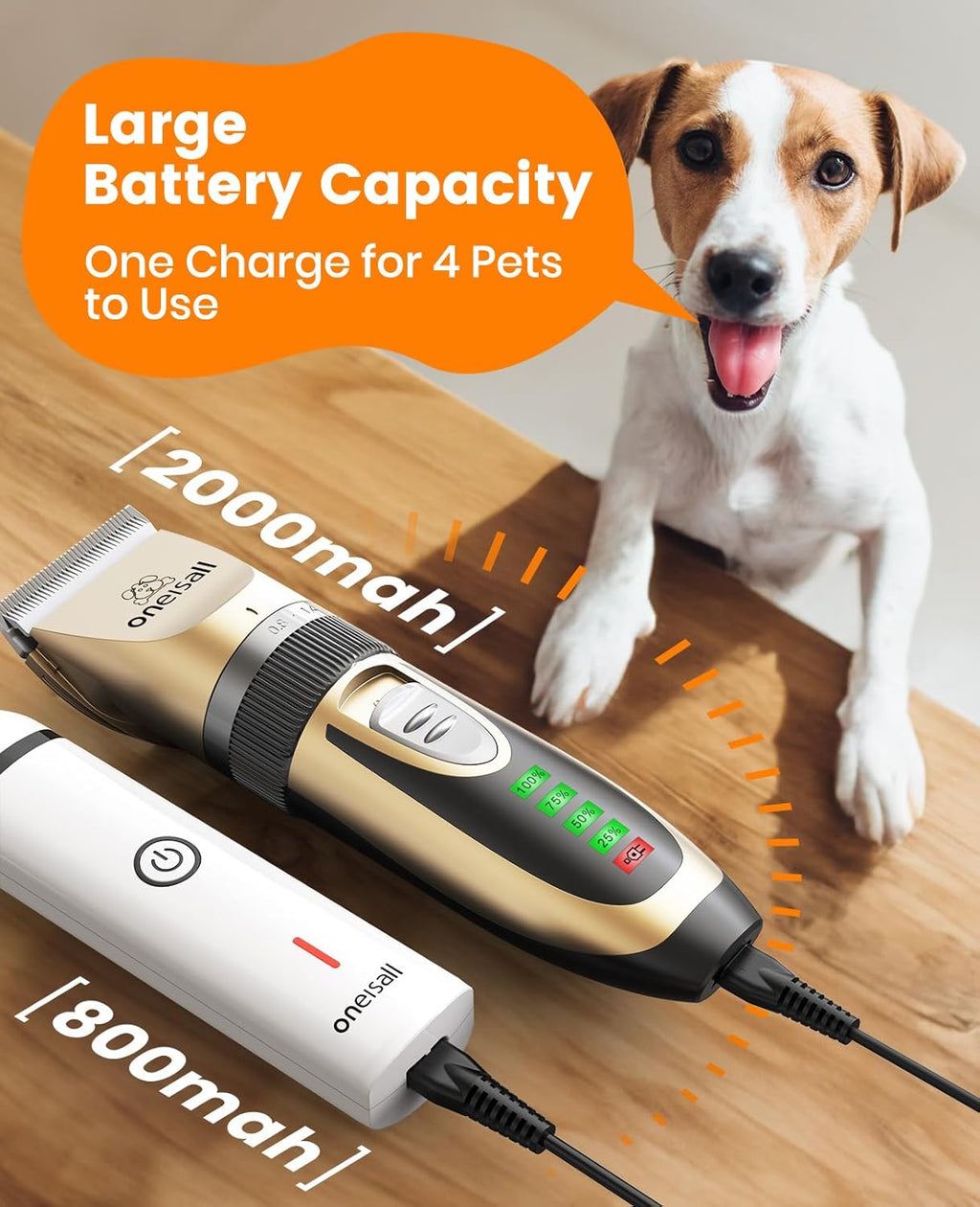 X2-N5 3 in 1 Dog Clippers - Dog Paw Trimmer