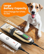 X2-N5 3 in 1 Dog Clippers - Dog Paw Trimmer
